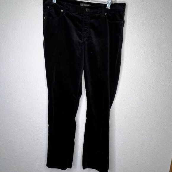 Talbot's Flawless 5 Pocket Straight Velvet Pants - Picture 8 of 8